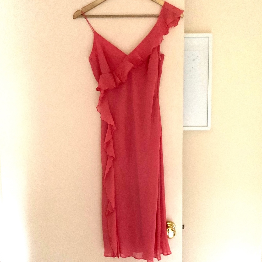 Banana Republic soft pink silk dress - Picture 1 of 6
